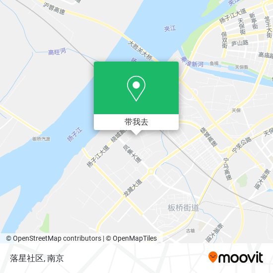 落星社区地图