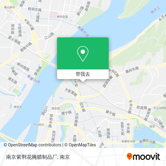 南京紫荆花腌腊制品厂地图
