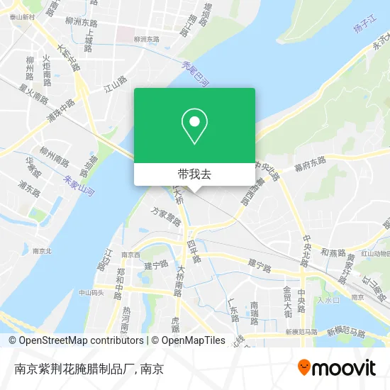 南京紫荆花腌腊制品厂地图