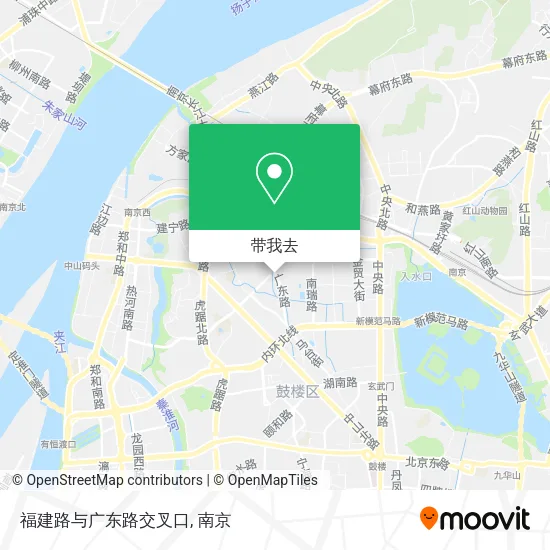 福建路与广东路交叉口地图