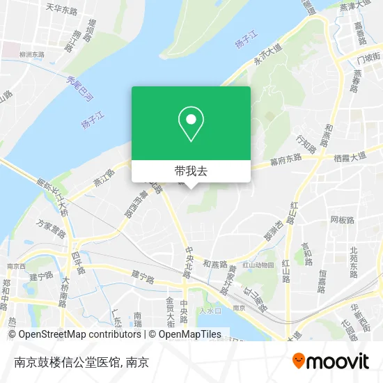 南京鼓楼信公堂医馆地图