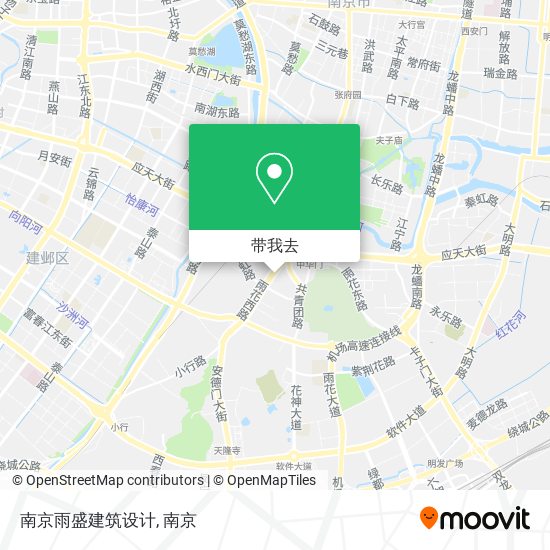 南京雨盛建筑设计地图