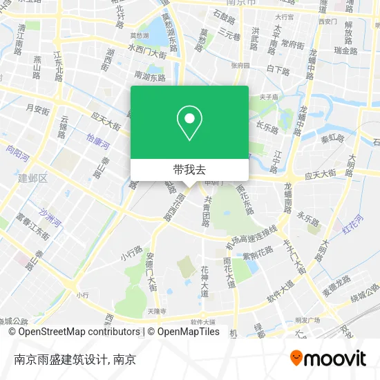 南京雨盛建筑设计地图