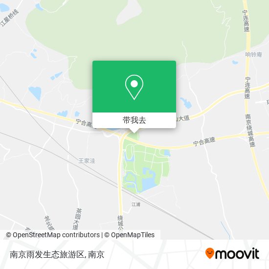 南京雨发生态旅游区地图