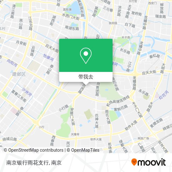 南京银行雨花支行地图