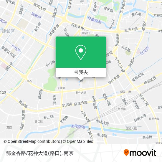 郁金香路/花神大道(路口)地图