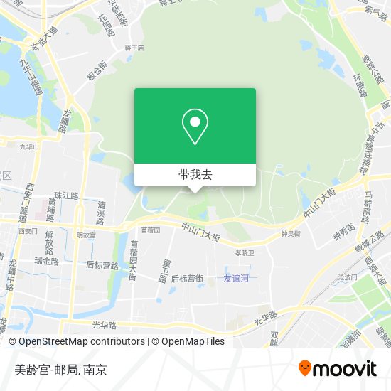 美龄宫-邮局地图