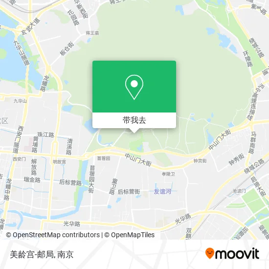 美龄宫-邮局地图