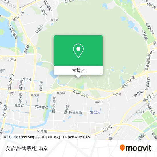 美龄宫-售票处地图