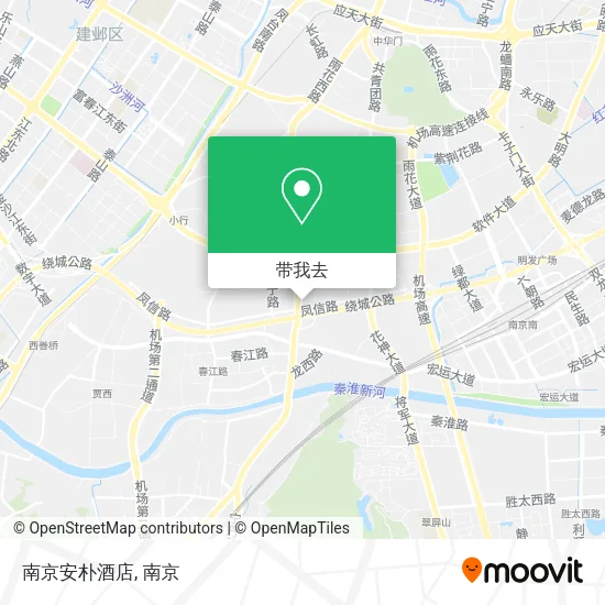 南京安朴酒店地图