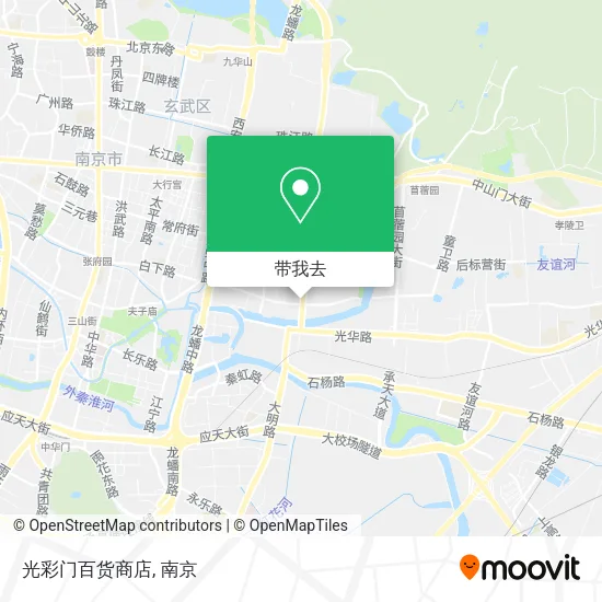 光彩门百货商店地图