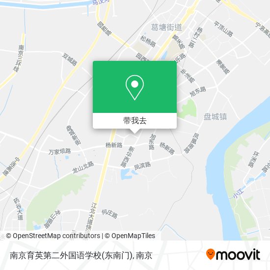 南京育英第二外国语学校(东南门)地图