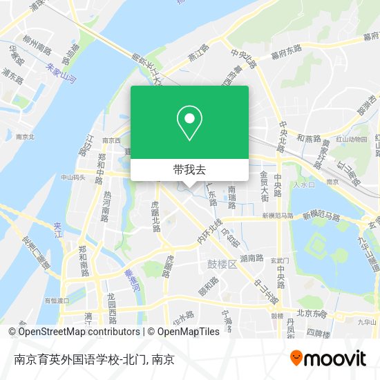 南京育英外国语学校-北门地图
