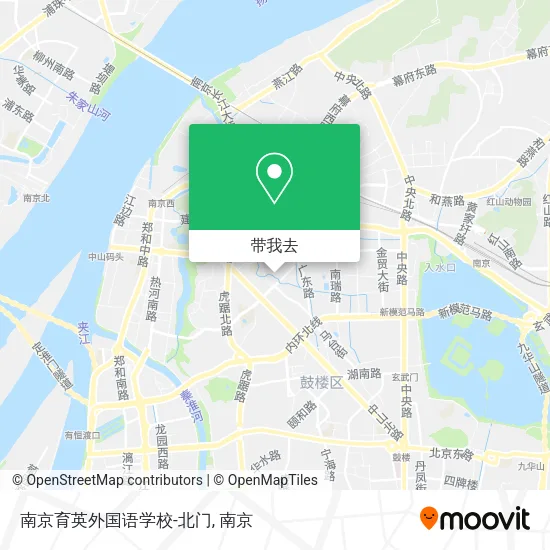 南京育英外国语学校-北门地图