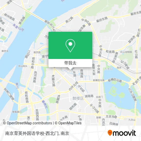 南京育英外国语学校-西北门地图