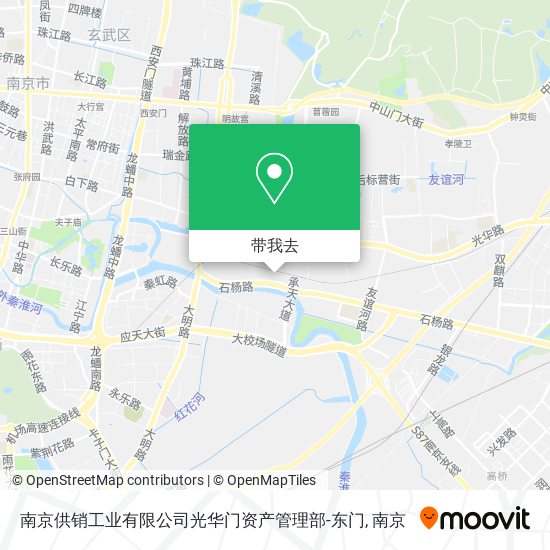 南京供销工业有限公司光华门资产管理部-东门地图