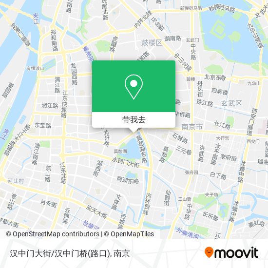 汉中门大街/汉中门桥(路口)地图