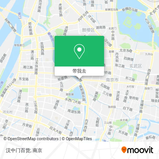 汉中门百货地图