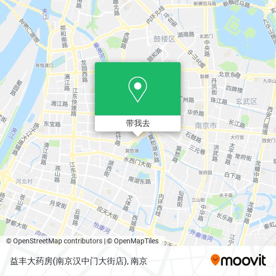 益丰大药房(南京汉中门大街店)地图