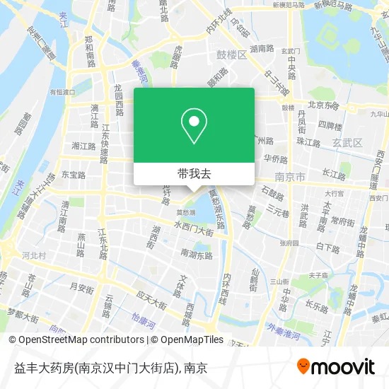 益丰大药房(南京汉中门大街店)地图