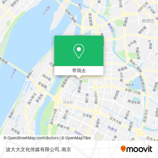 波大大文化传媒有限公司地图