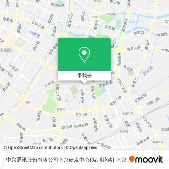 中兴通讯股份有限公司南京研发中心(紫荆花路)地图