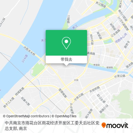 中共南京市雨花台区雨花经济开发区工委天后社区党总支部地图