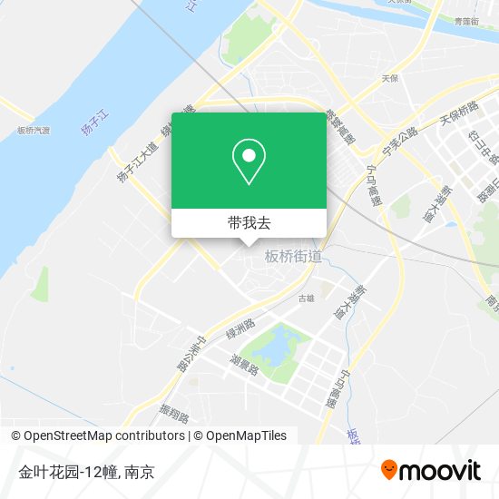 金叶花园-12幢地图