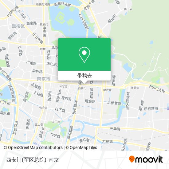 西安门(军区总院)地图