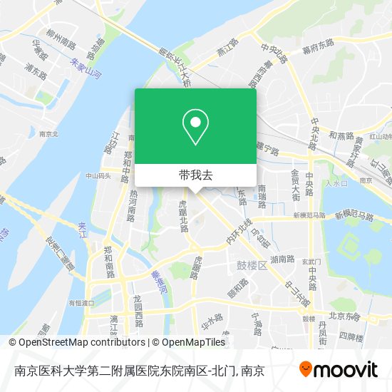 南京医科大学第二附属医院东院南区-北门地图