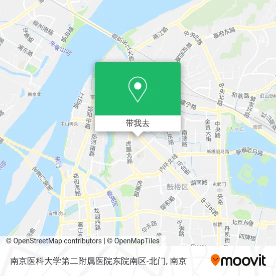 南京医科大学第二附属医院东院南区-北门地图