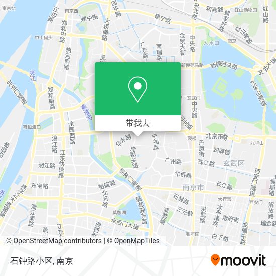 石钟路小区地图