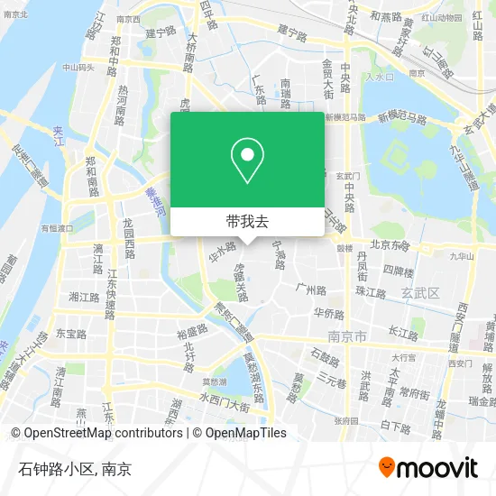 石钟路小区地图