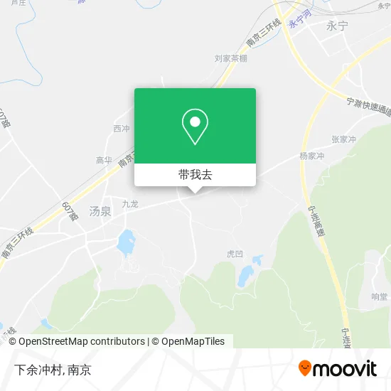 下余冲村地图