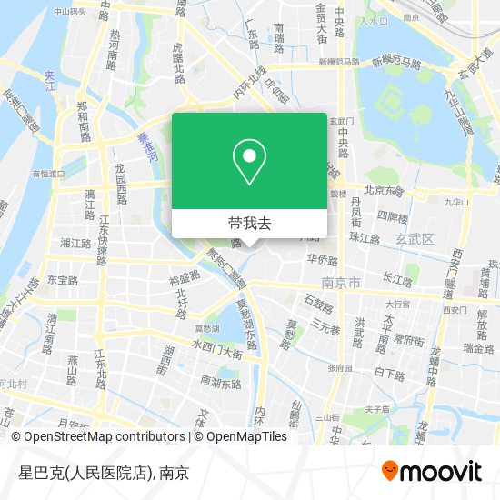 星巴克(人民医院店)地图