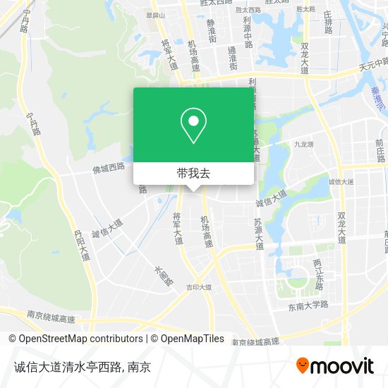 诚信大道清水亭西路地图
