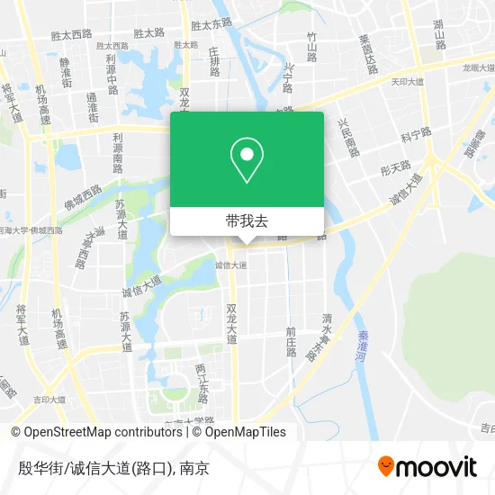 殷华街/诚信大道(路口)地图