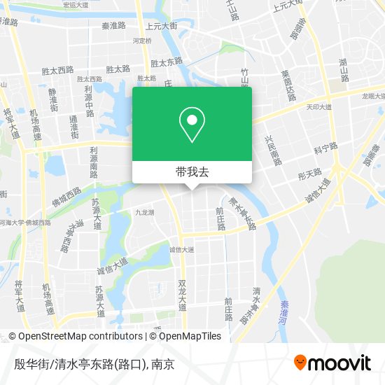 殷华街/清水亭东路(路口)地图