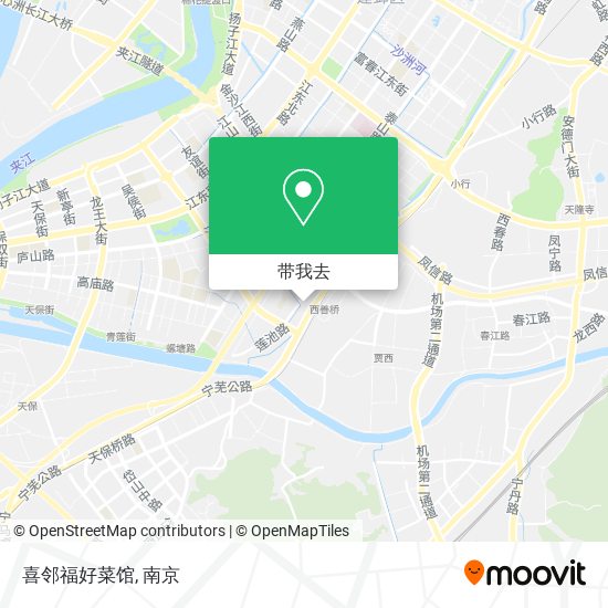 喜邻福好菜馆地图