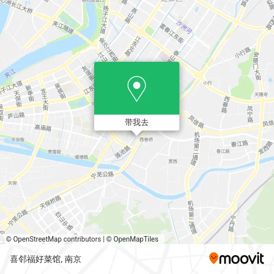 喜邻福好菜馆地图