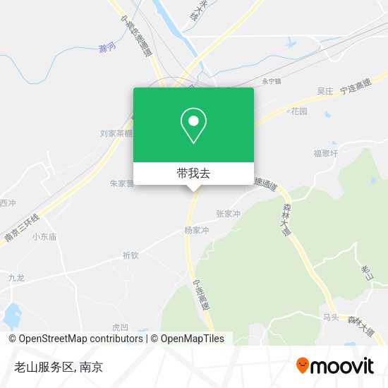 老山服务区地图