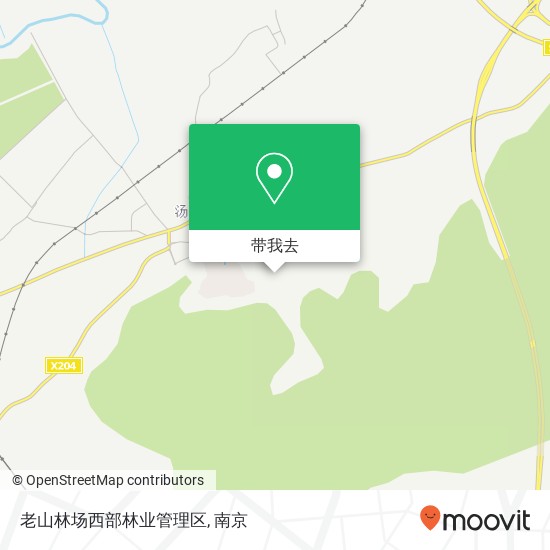 老山林场西部林业管理区地图