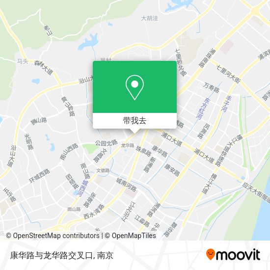 康华路与龙华路交叉口地图