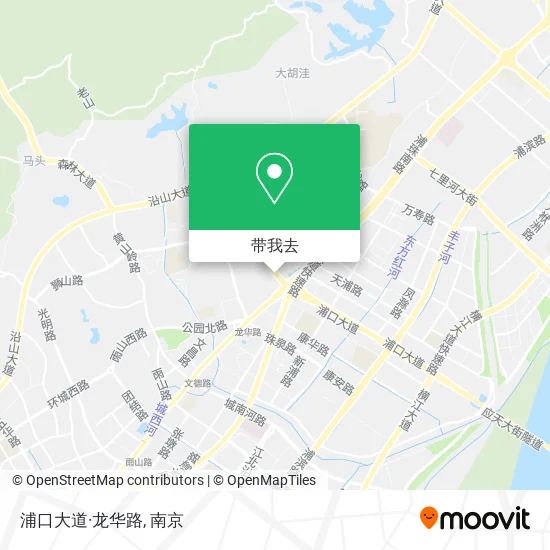 浦口大道·龙华路地图