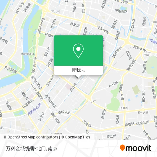 万科金域缇香-北门地图