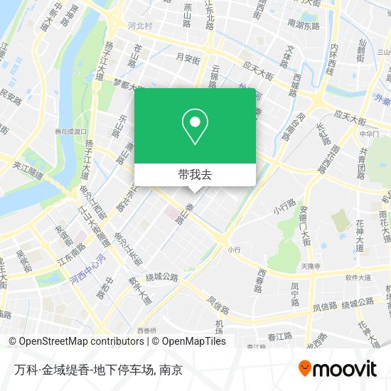 万科·金域缇香-地下停车场地图