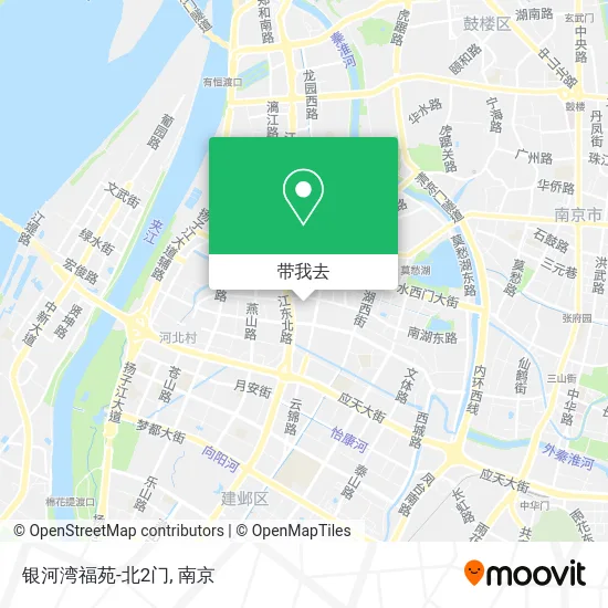 银河湾福苑-北2门地图