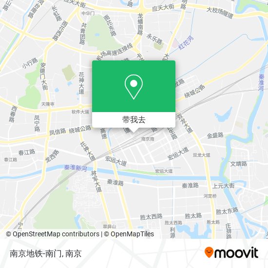 南京地铁-南门地图