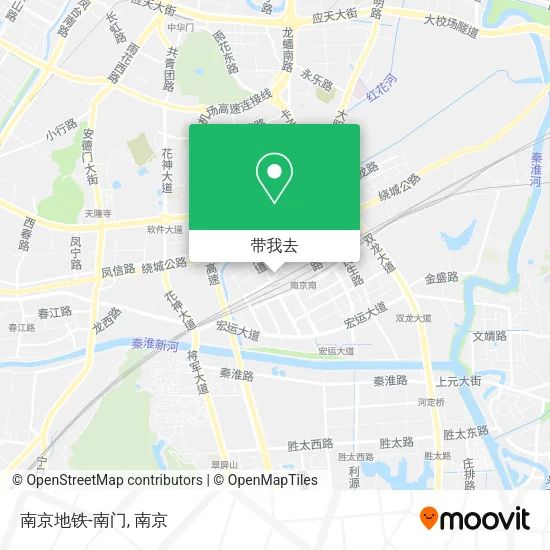 南京地铁-南门地图