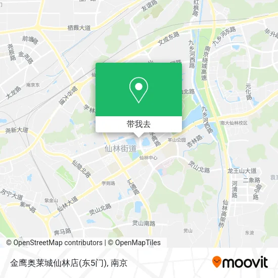 金鹰奥莱城仙林店(东5门)地图